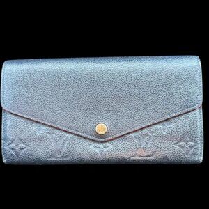 Louis Vuitton Monogram Marine Empreinte Envelope Wallet